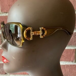 Gucci Bamboo Horsebit Sunglasses Made in Italy